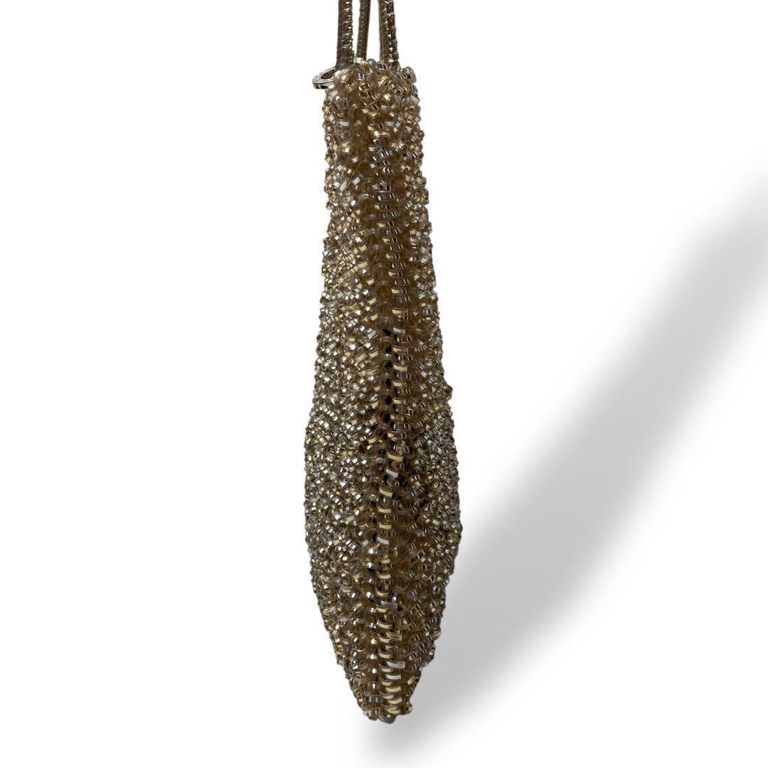 【美品】アンテプリマ　パーティーバッグ　ワイヤー　ハンド　ゴールド　ギャランティ