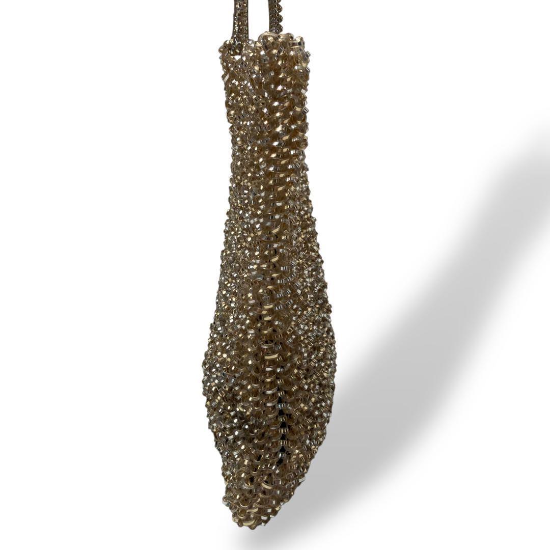 【美品】アンテプリマ　パーティーバッグ　ワイヤー　ハンド　ゴールド　ギャランティ