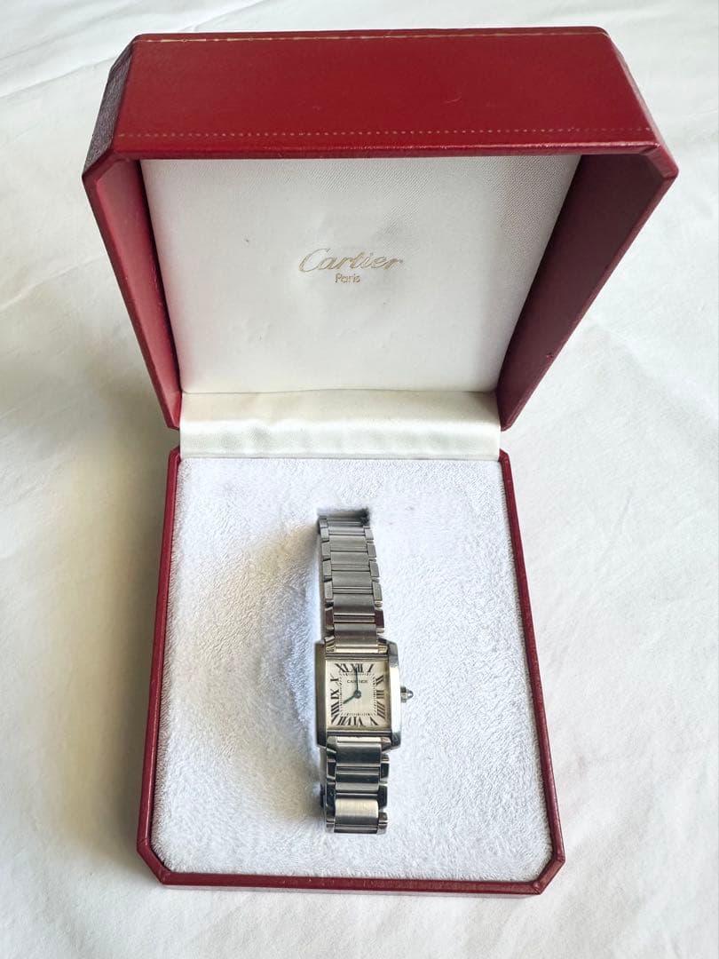 Cartier 時計 カルティエ　タンクフランセーズ レディース　箱付き