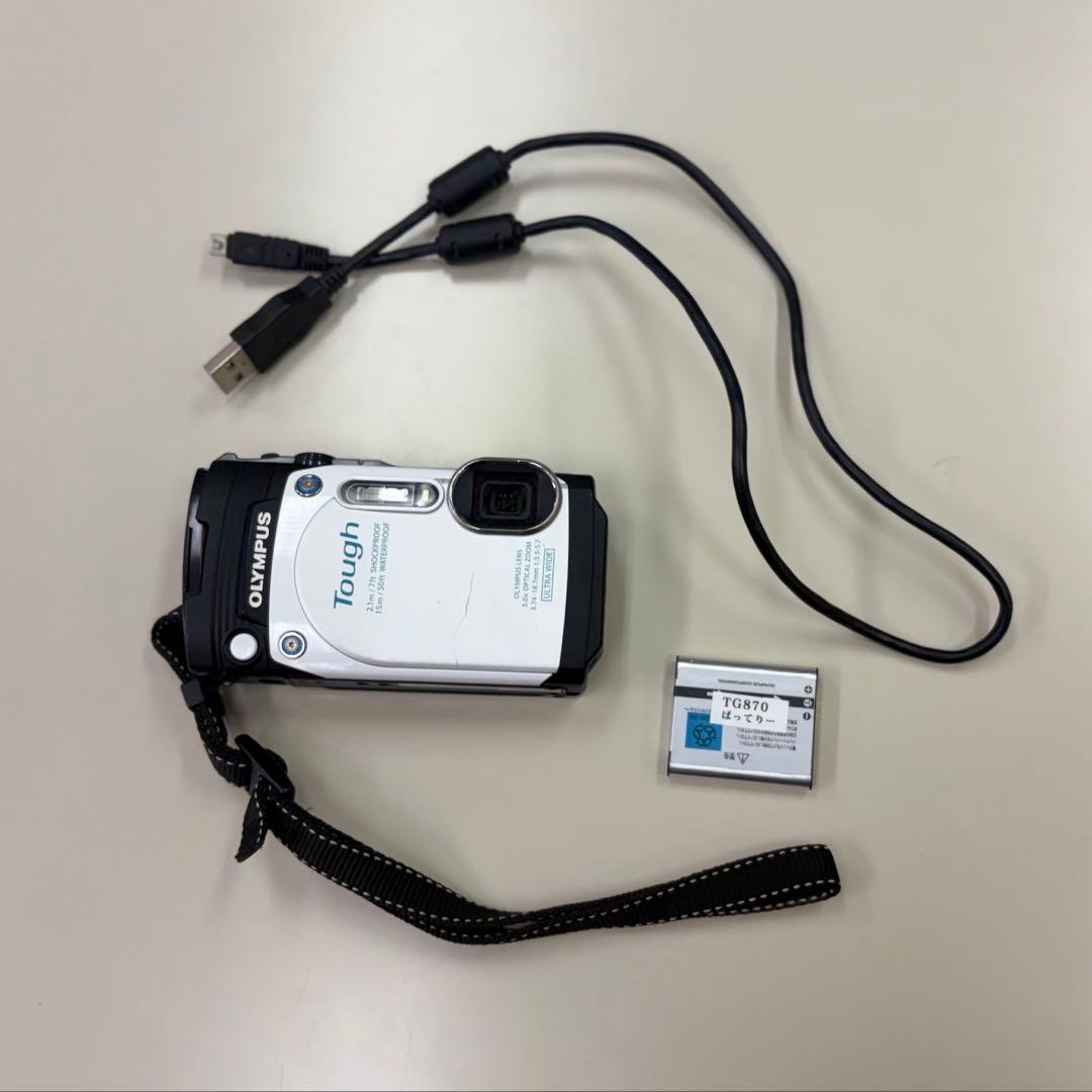 【値下げ可能】OLYMPUS オリンパス TG TG-870 WHITE