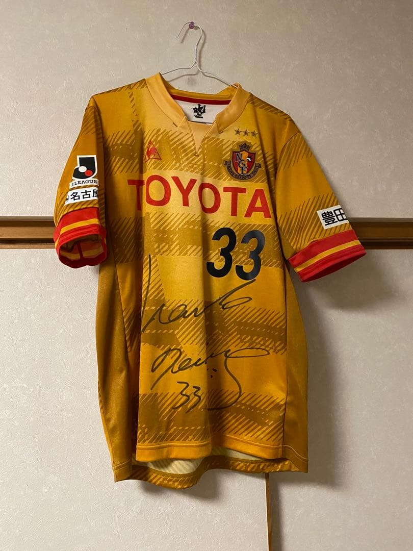 レアンドロドミンゲス　名古屋グランパス　ユニフォーム　正規　Jリーグ　サイン入り