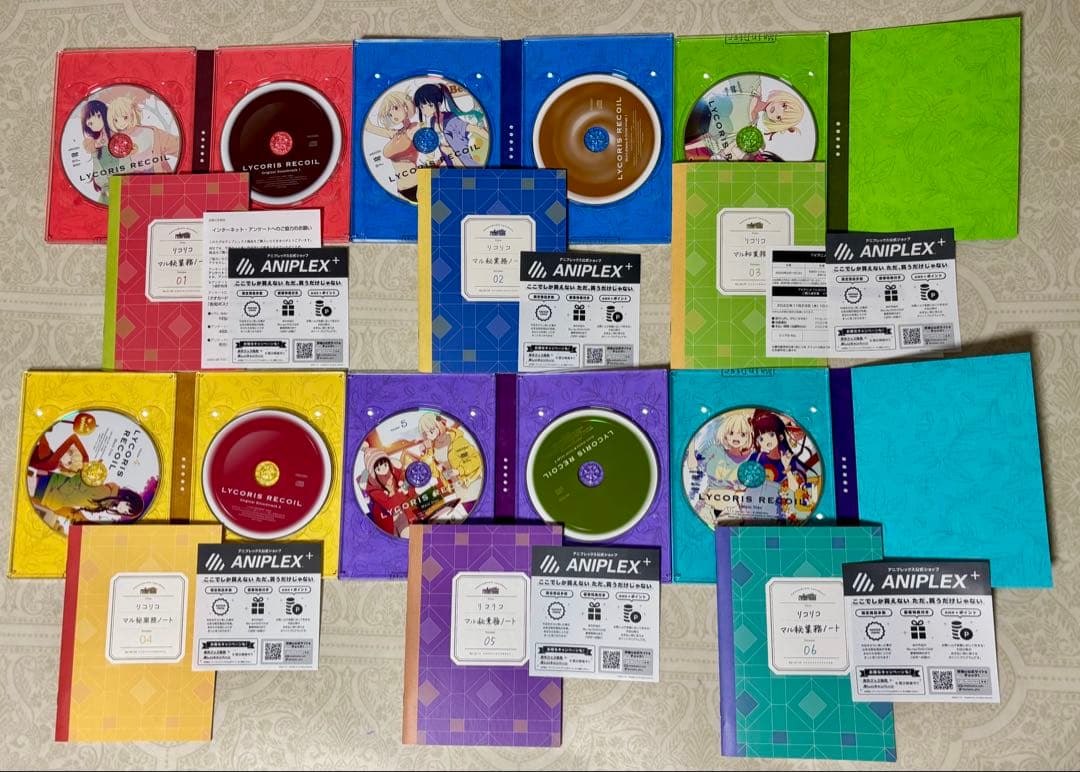 完全生産限定版　リコリス・リコイル 全6巻　DVD アニメ