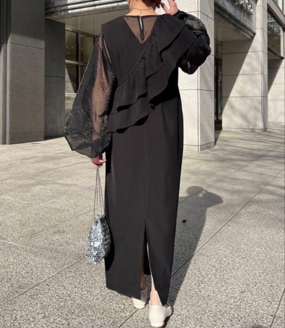 CAPRICIEUX LEMAGE 3SETアシメフリルワンピース　サイズ:PS