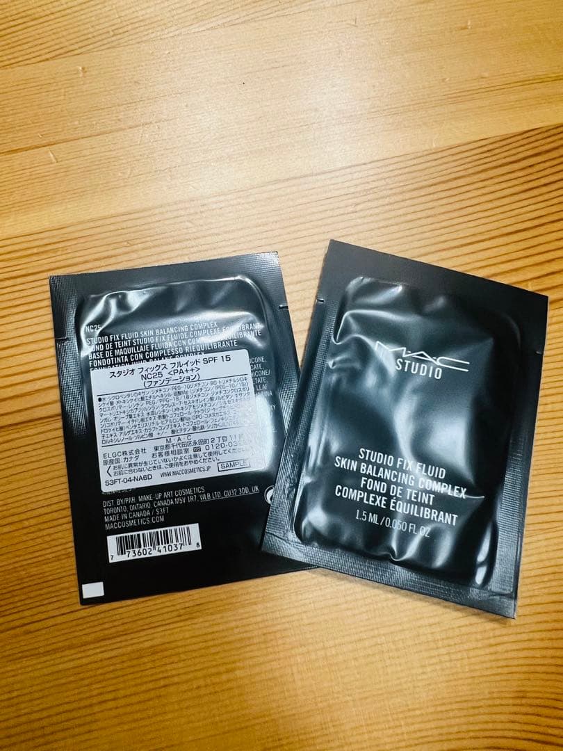 MAC トライアルセット クレンジングオイル・スタジオフィックス