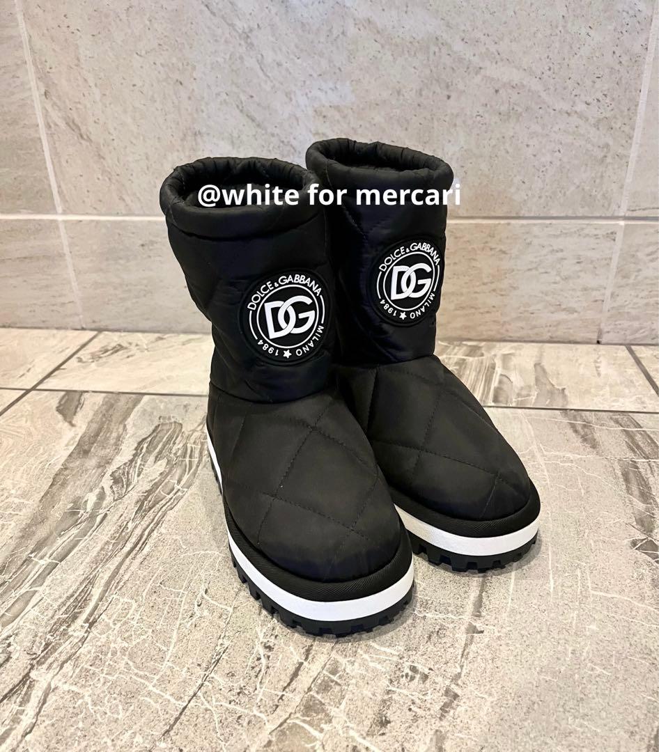 新品未使用 定価13万 DOLCE&GABBANA ロゴブーツ/スノーブーツ