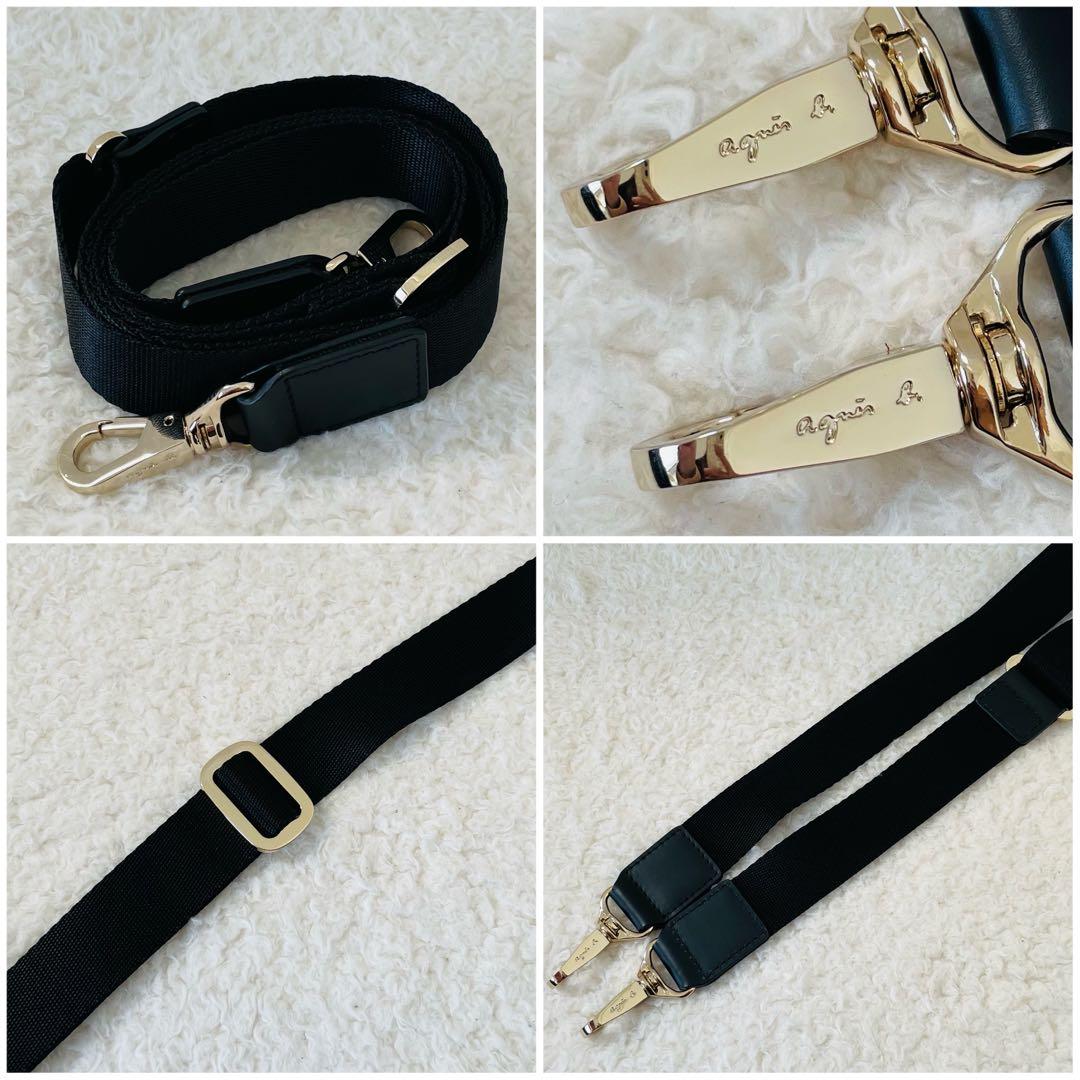 【未使用】アニエスベー ビジネスバッグ 2way ショルダーバッグ 黒