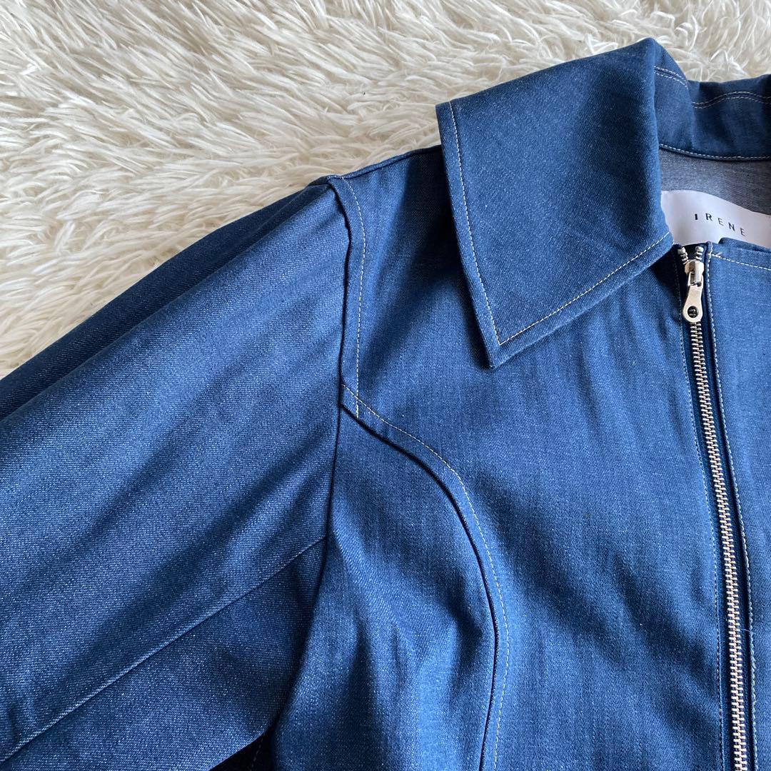 アイレネ(IRENE) 2wayクロップド丈 デニムジャケット