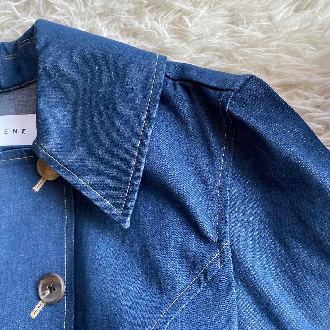 アイレネ(IRENE) 2wayクロップド丈 デニムジャケット