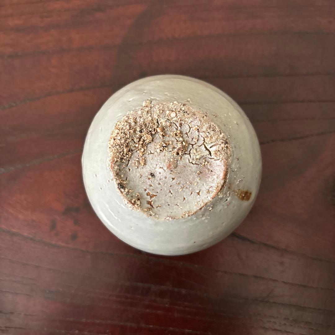 朝白磁盃　酒器　骨董　アンティーク　古美術　ぐい呑み 　検:白洲正子 秦秀雄