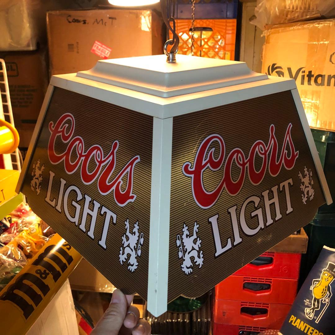 Coors Light beer ランプ 1985年　ビンテージ