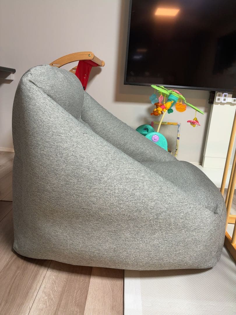 空気でできたソファ グレー 無印良品