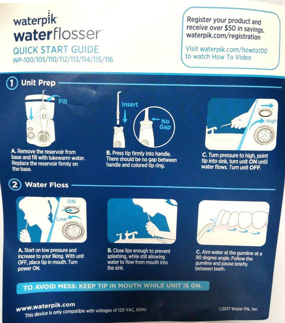 waterpik flosser ウォーターピック
