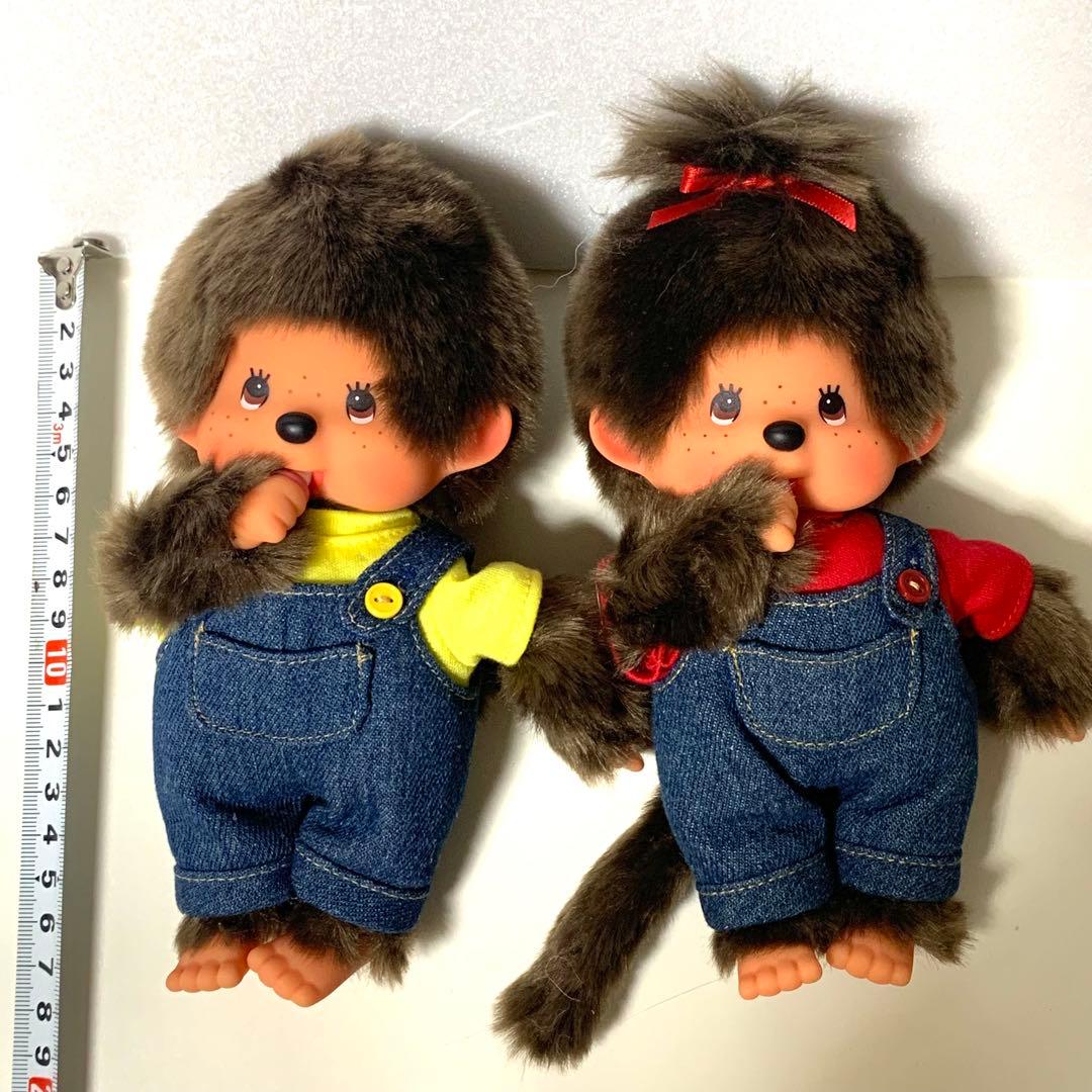 モンチッチS男の子　オーバーオール　イエロー　レッド　女の子　美品