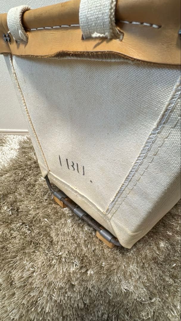 スチールキャンバスバスケット