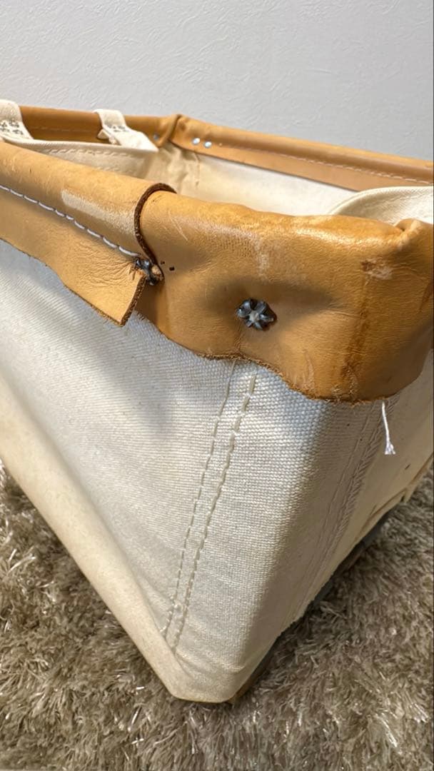 スチールキャンバスバスケット