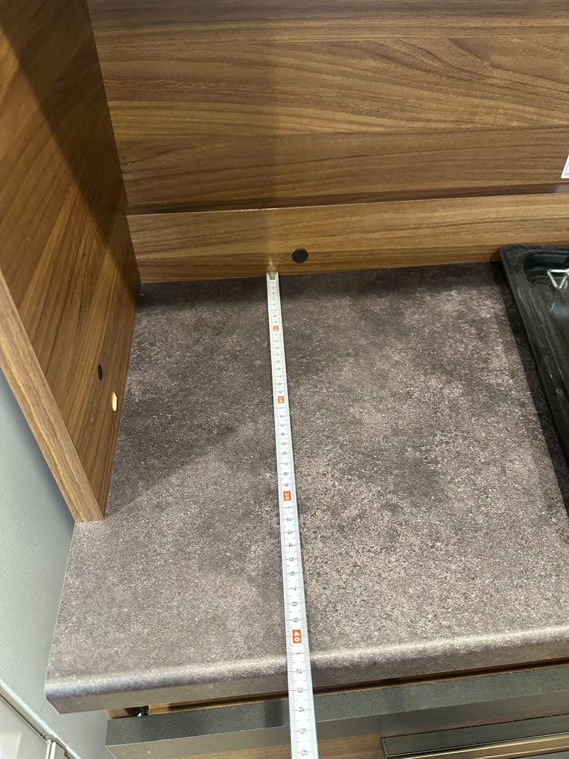 パモウナ 食器棚 キッチンボード 引き戸 キッチン収納 ウォールナット