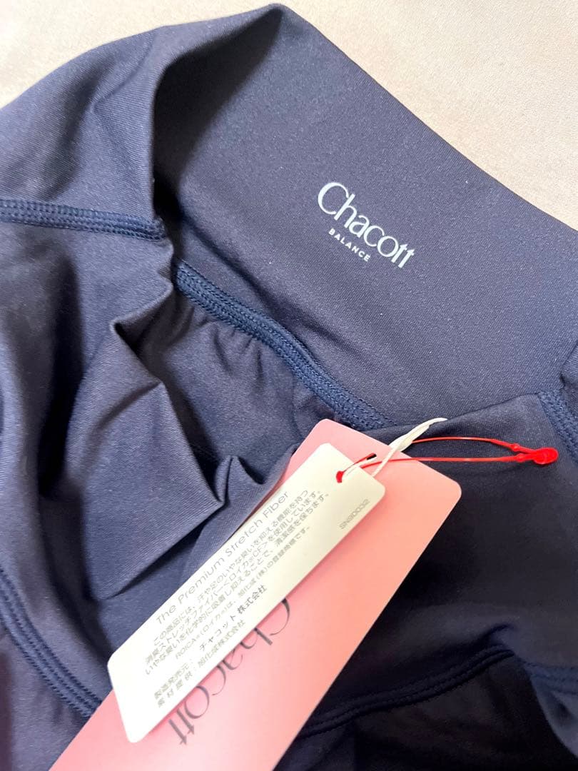 Chacott スムースパンツSサイズ　ネイビー　新品　チャコット　ヨガ　バレエ