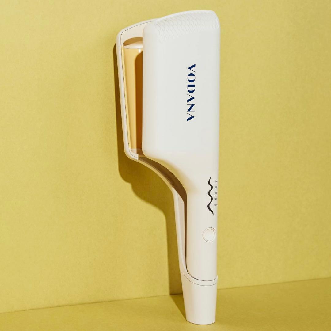 【新品未開封】VODANAトリプルフローウェーブアイロン 40mmラスティレモン