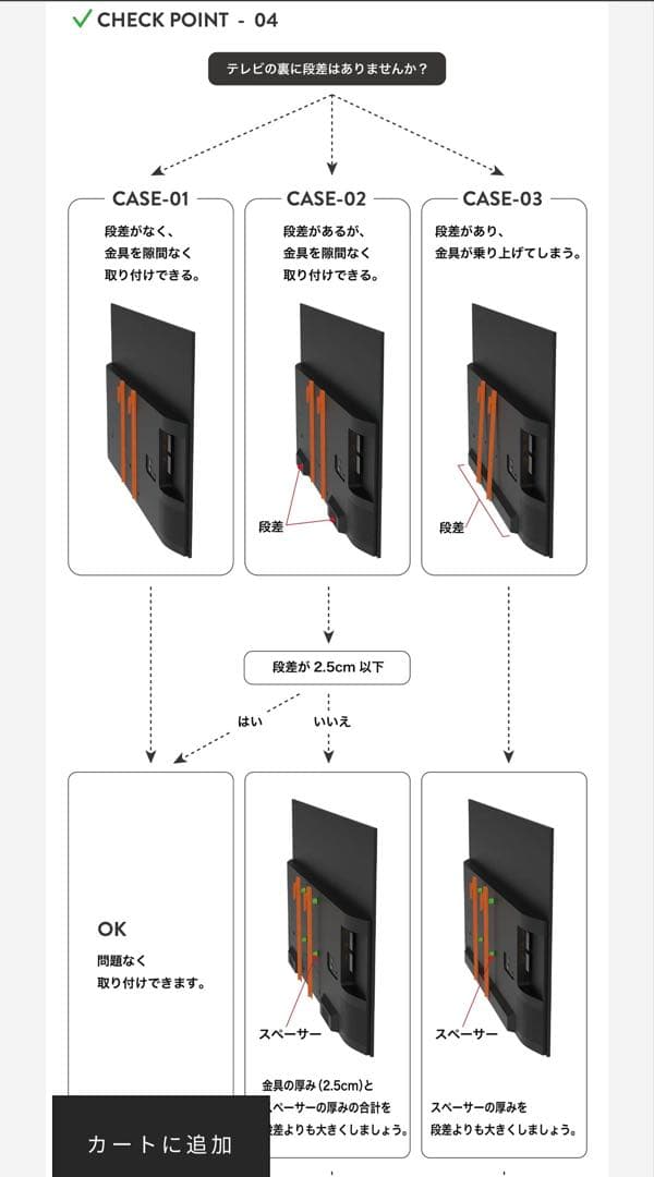 【即購入可】テレビ壁掛け金具FLOAT
