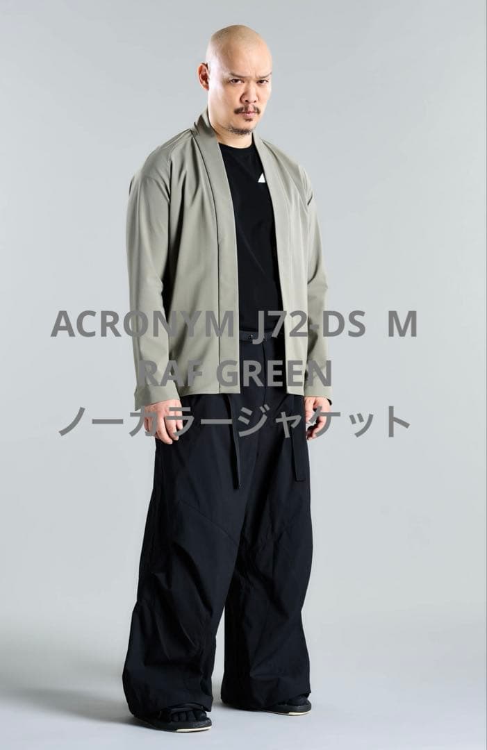ACRONYM J72-DS RAF GREEN ノーカラージャケットM