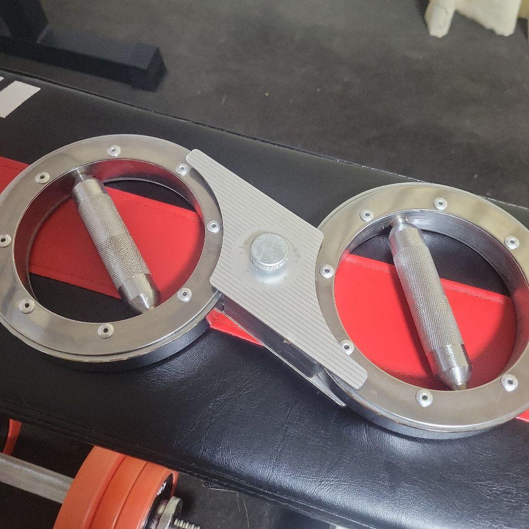 ベンチプレス ラックと他腕トレーニング器具と腹筋ローラーセット【神戸市から発送】