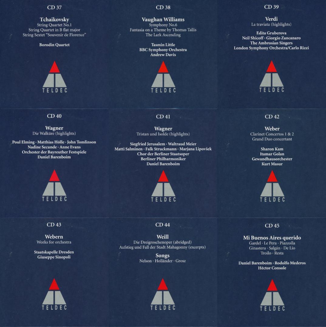 テルデック（TELDEC）名演コレクション 50枚組（限定盤）
