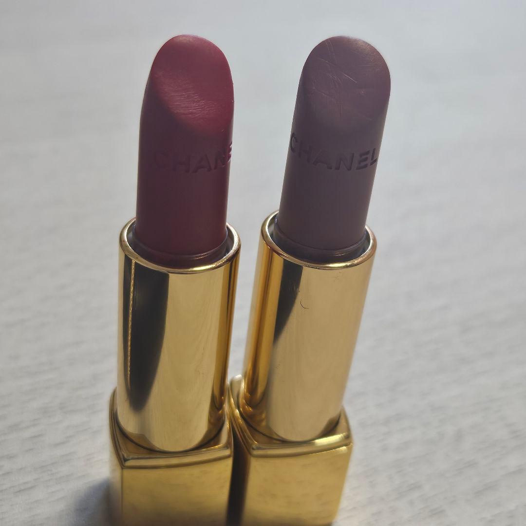 CHANEL ルージュアリュール ヴェルヴェット レ ペルル セット オブ2