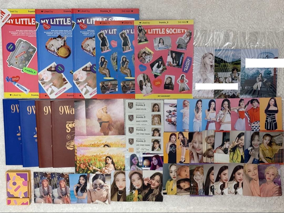 fromis_9 サイン トレカ CD まとめ売り