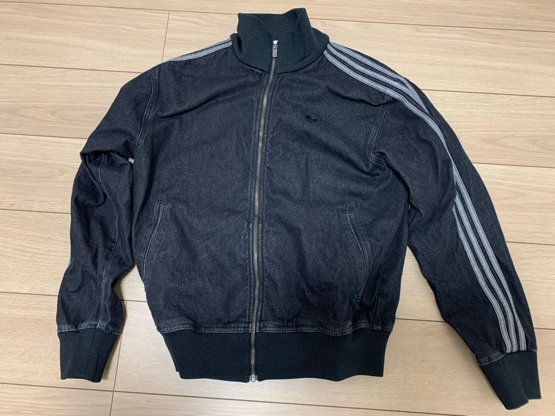 新品 アディダス アディカラー デニムジャケット ファイヤーバード トラック M
