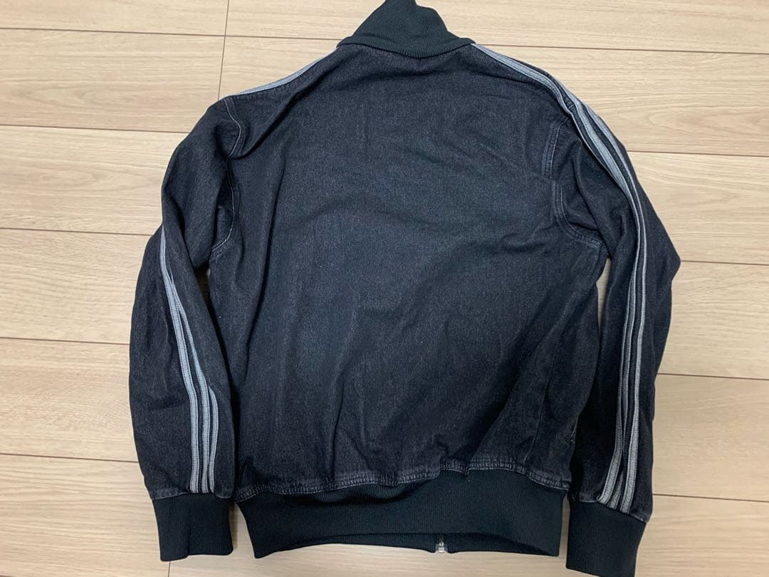 新品 アディダス アディカラー デニムジャケット ファイヤーバード トラック M