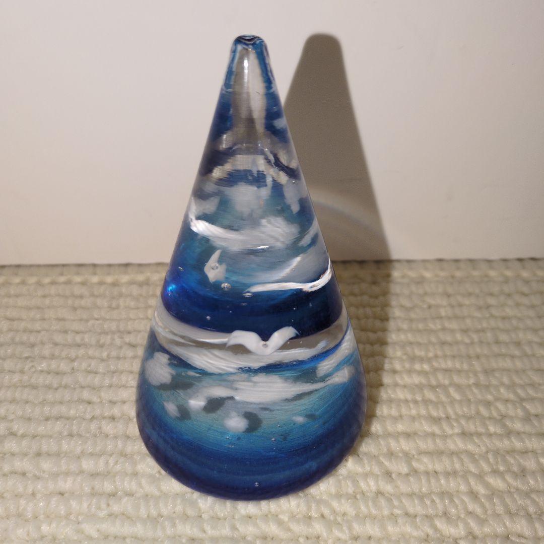 ノグチミエコ　ガラスアート　black　hole　フラスコ