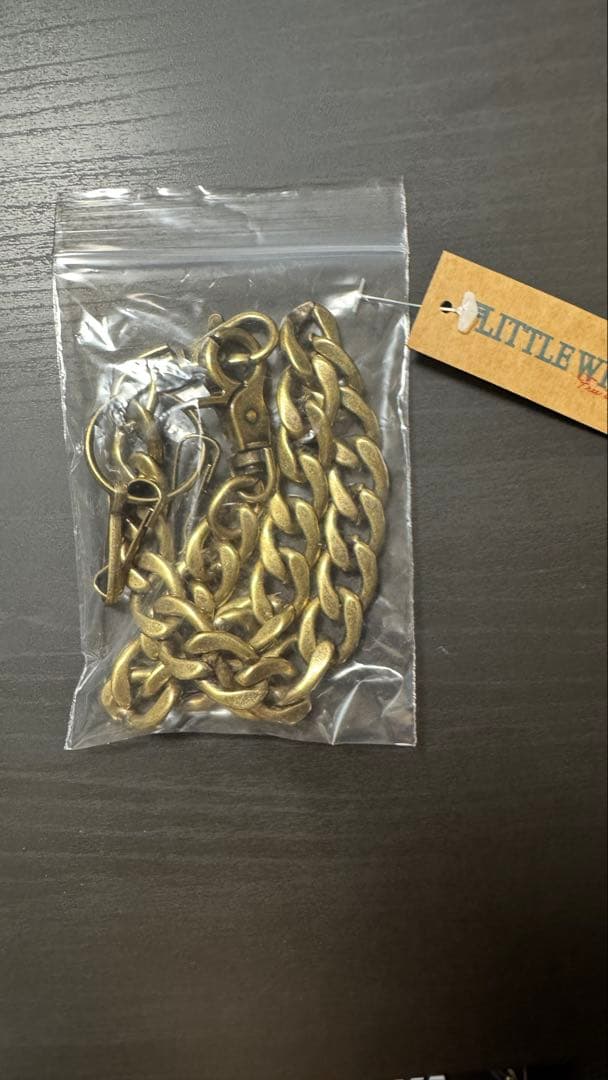 即日発送 本物 Littlewingウォレットチェーンgold 60s 復刻
