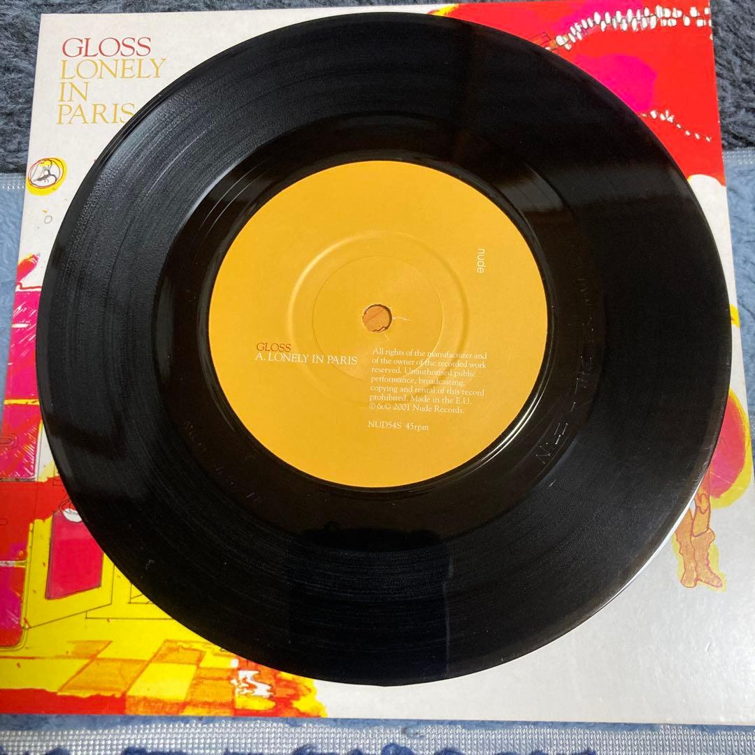 【激名曲】 LONELY IN PARIS 7インチレコードindie rock
