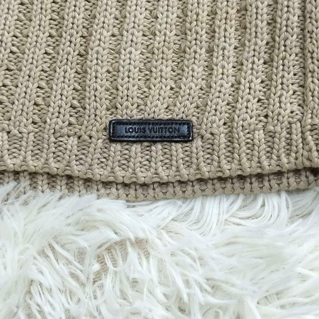 18239✨ルイヴィトン リネン コットン ニット セーター XS ベージュ