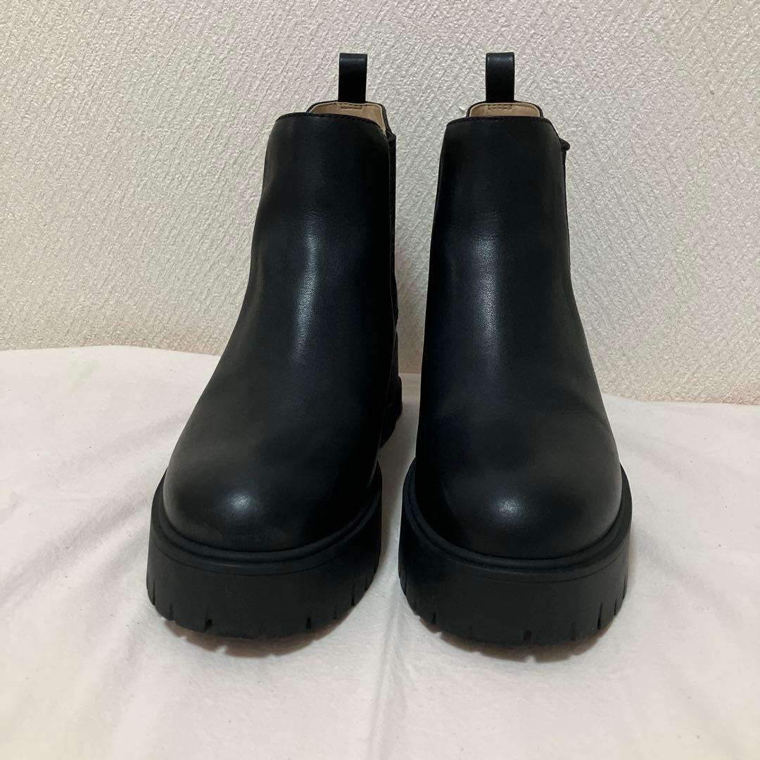 coach コーチ　サイドゴアブーツ　24.5 黒　使用頻度わずか　中も綺麗です