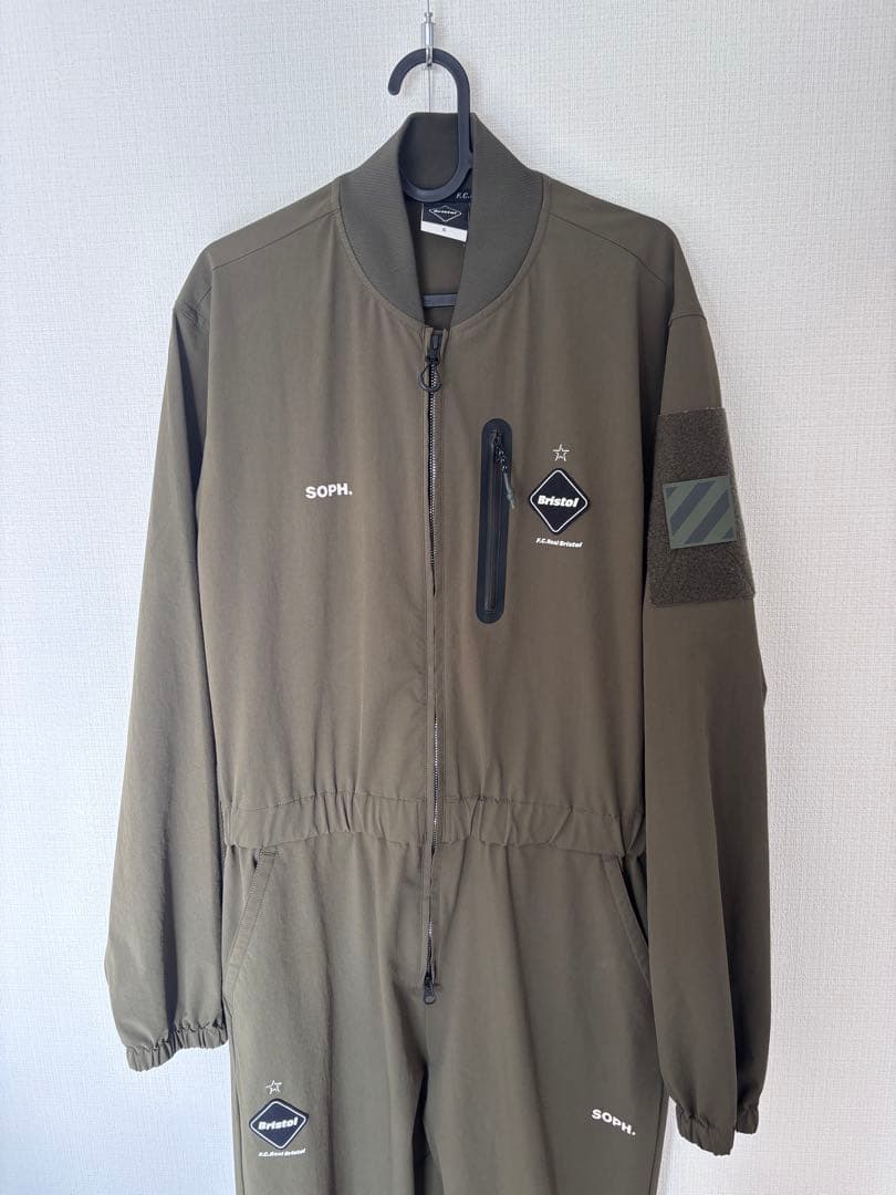 Bristol オリーブ オーバーオール