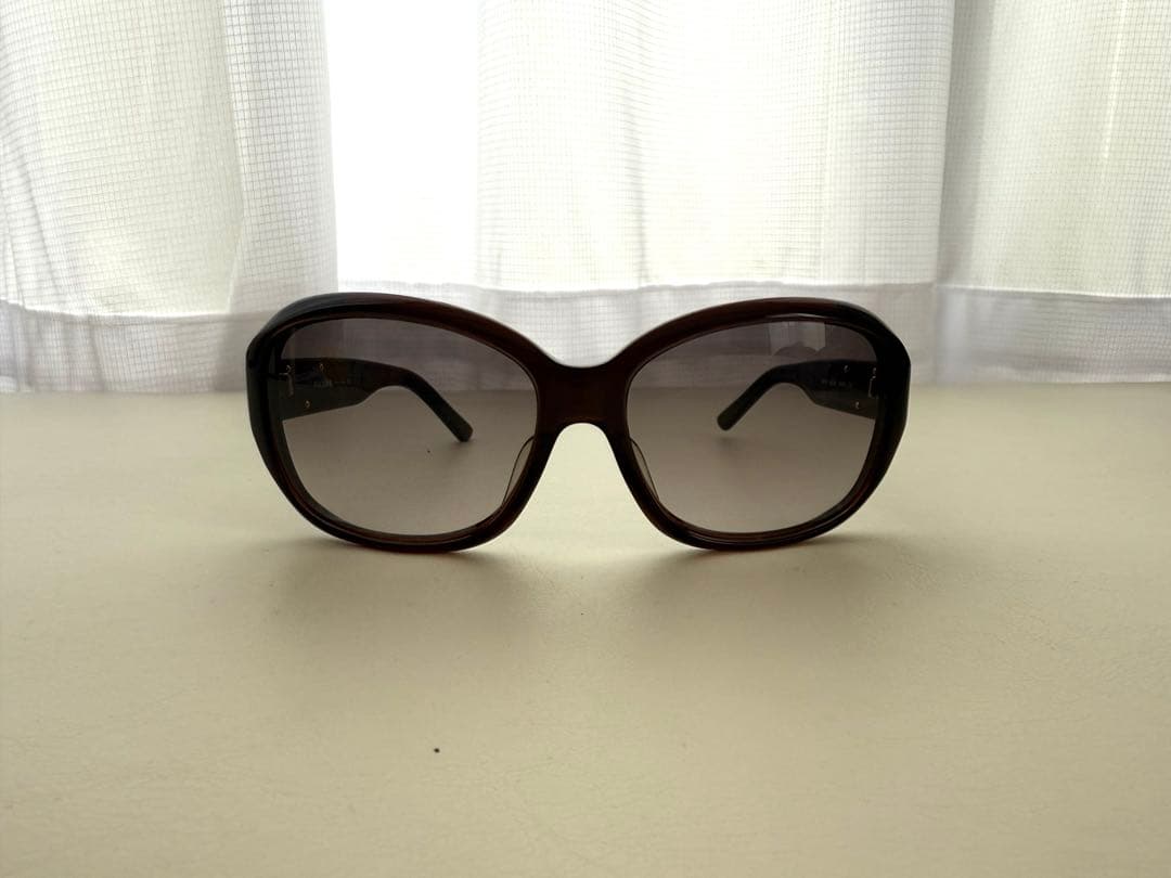 美品　PRADA プラダ　サングラス　ベッコウ　三角ロゴプレート