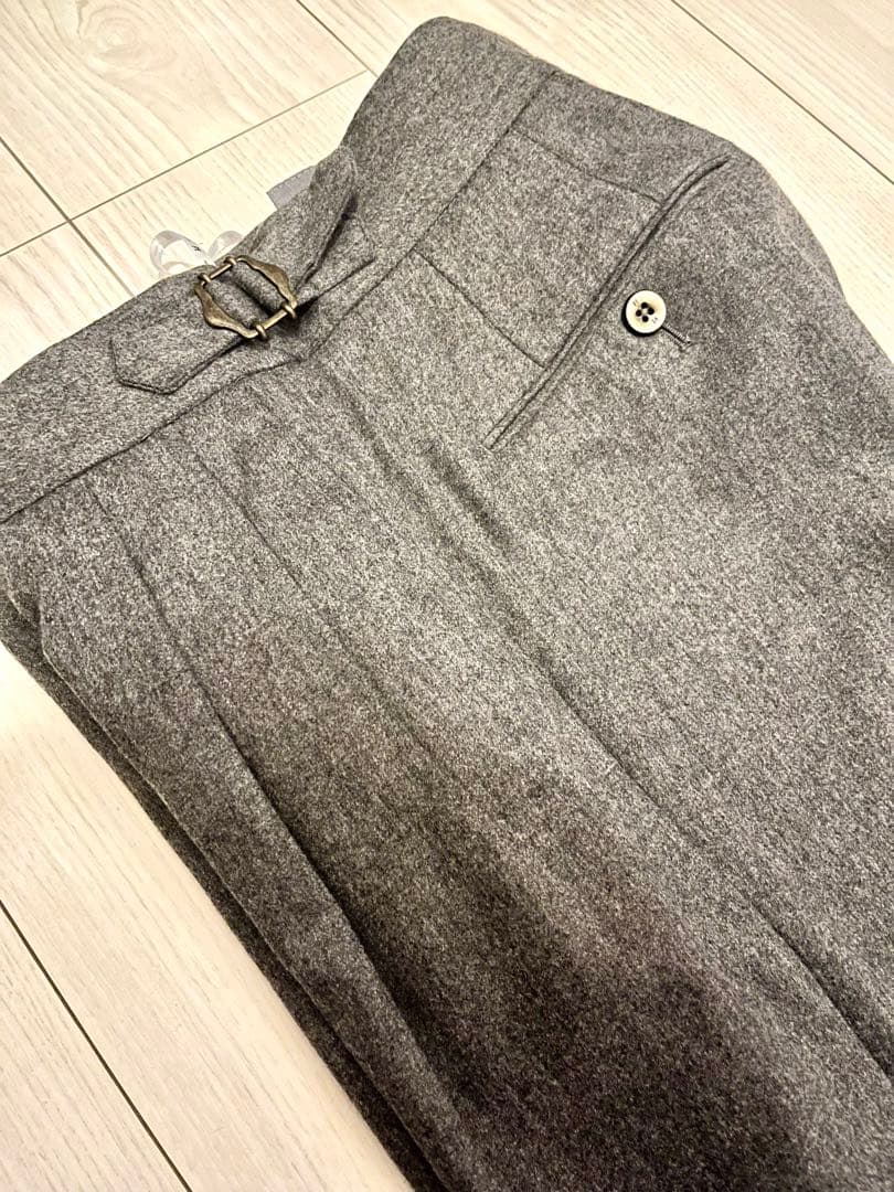 PT TORINO ワイドスラックス フランネル グレー サイズ42