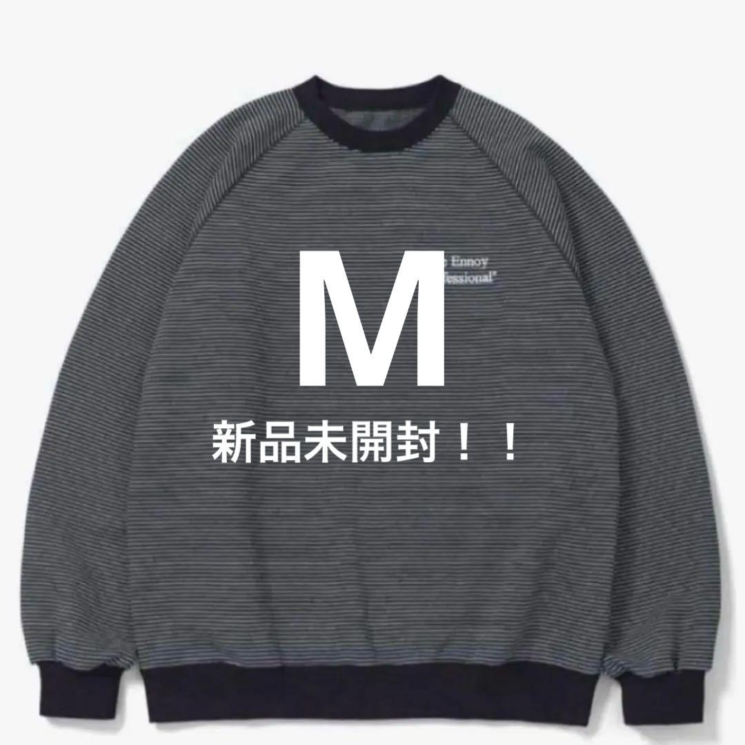 【新品未開封】ENNOY BORDER CREW NECK SWEAT エンノイ