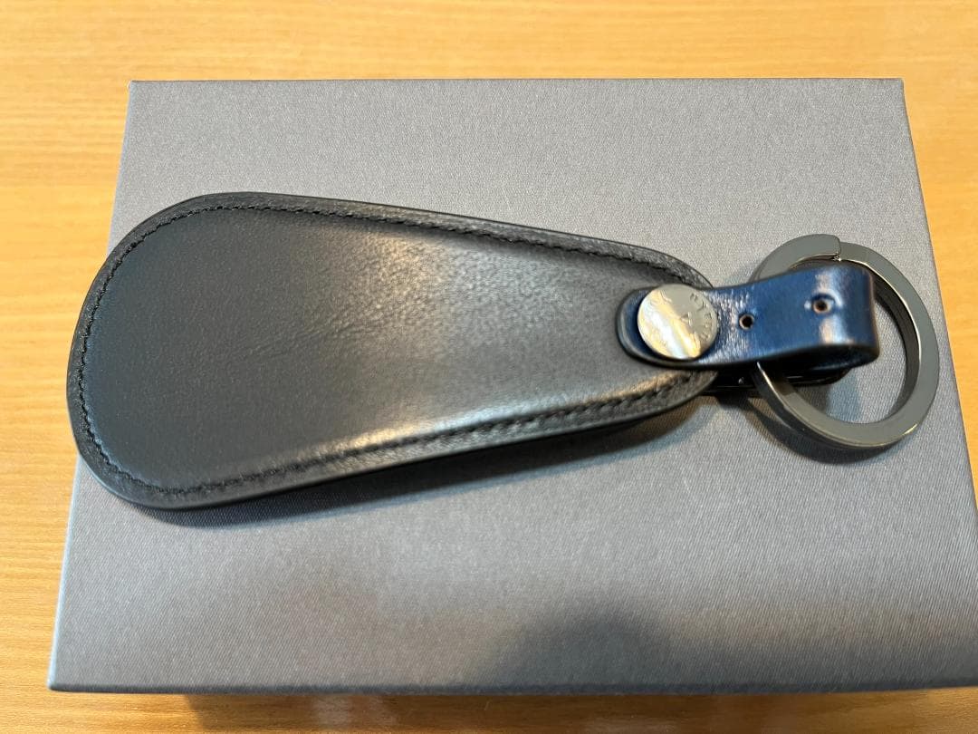 【未使用新品】yuhaku ユハク シューホーン コードバン ブルー