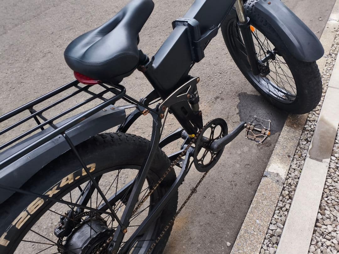 MOVE X 電動アシスト自転車 26インチファットタイヤ 折りたたみ