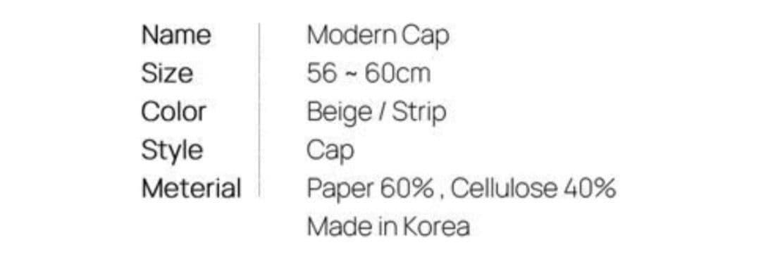 P【完売品】SHINJEO シンジョー Modern Cap キャップ 帽子
