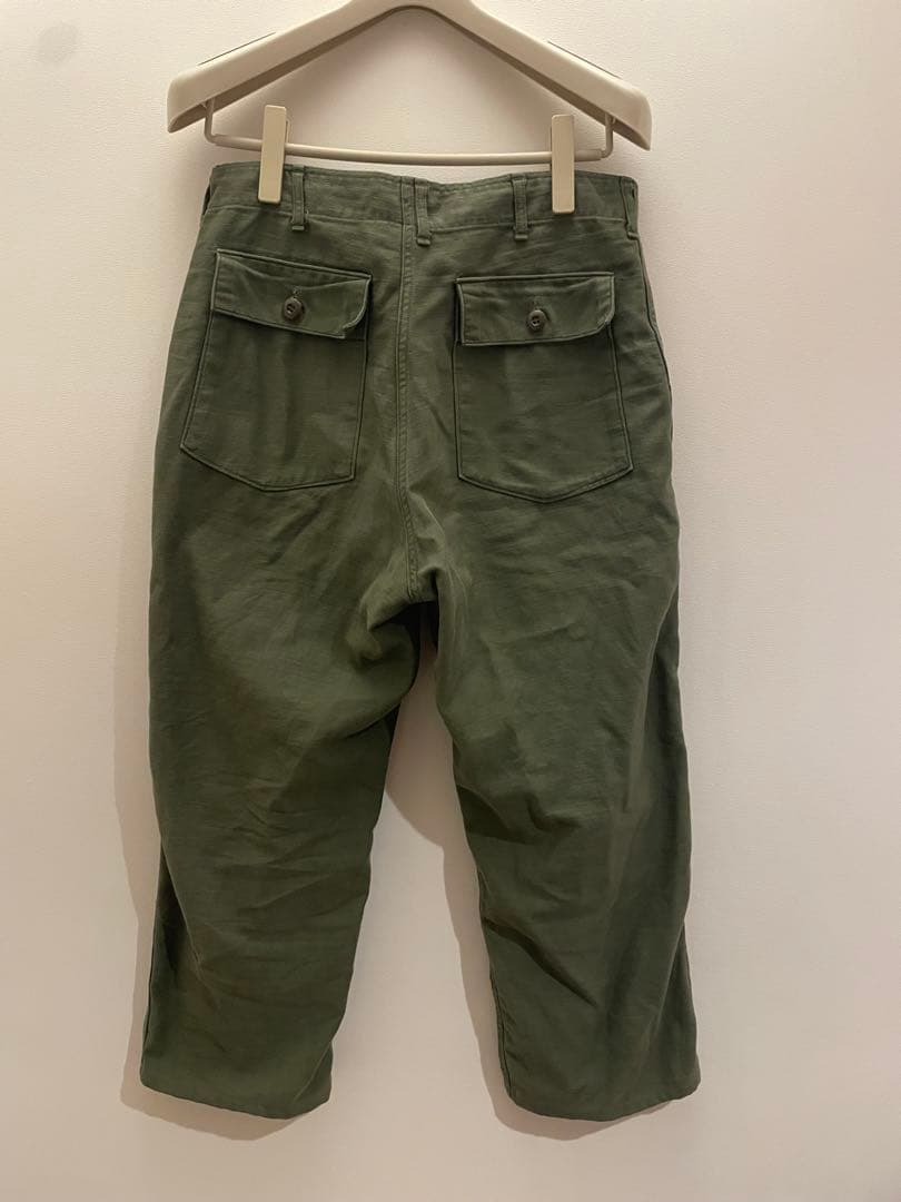70's 米軍実物 OG-107 フェード感雰囲気最高！ベイカーパンツ W34