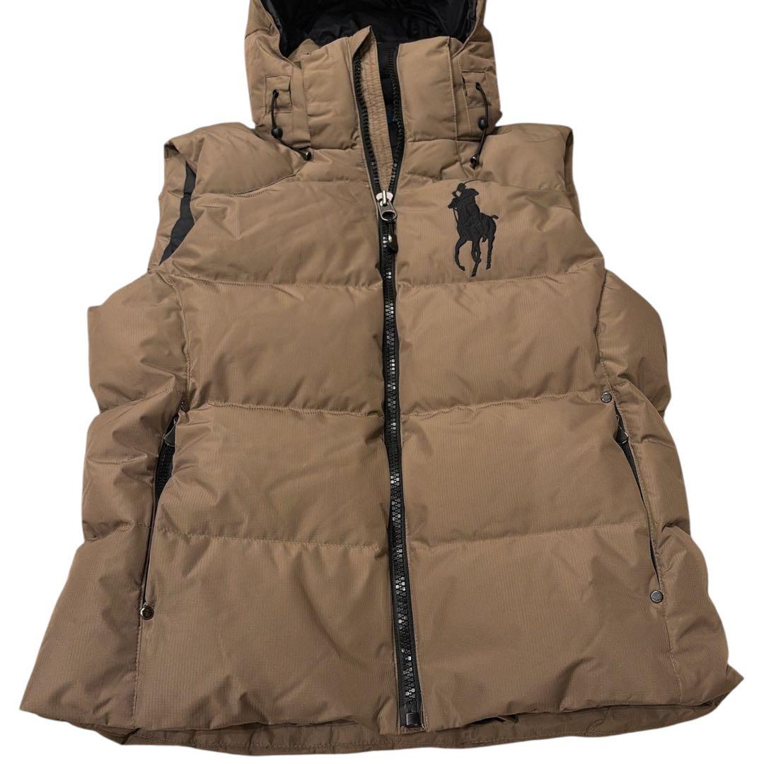 ポロラルフローレン　ダウンベスト　Sサイズ　ビックポニー　美品