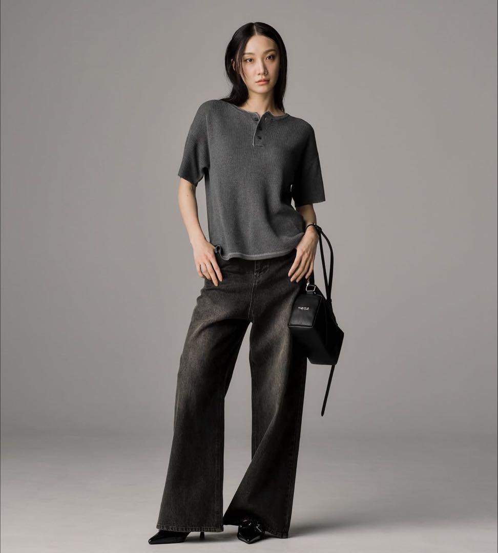 the cle / box bag 合皮レザーバッグ