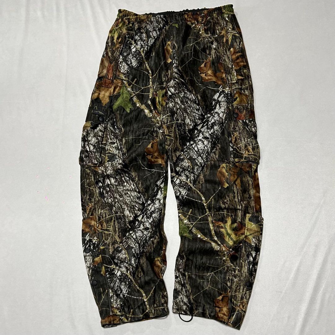 90s Vintage リアルツリー パラシュート カーゴパンツ ドローコード