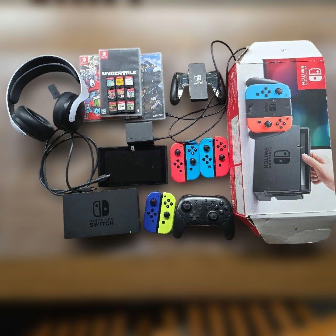 【即使用OK 】 コスパ特化品 Switch初期型 完品 実使用向け 万能セット