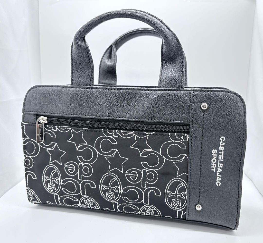 【美品】カステルバジャック 2Wayバッグ ミニショルダー カートバッグ