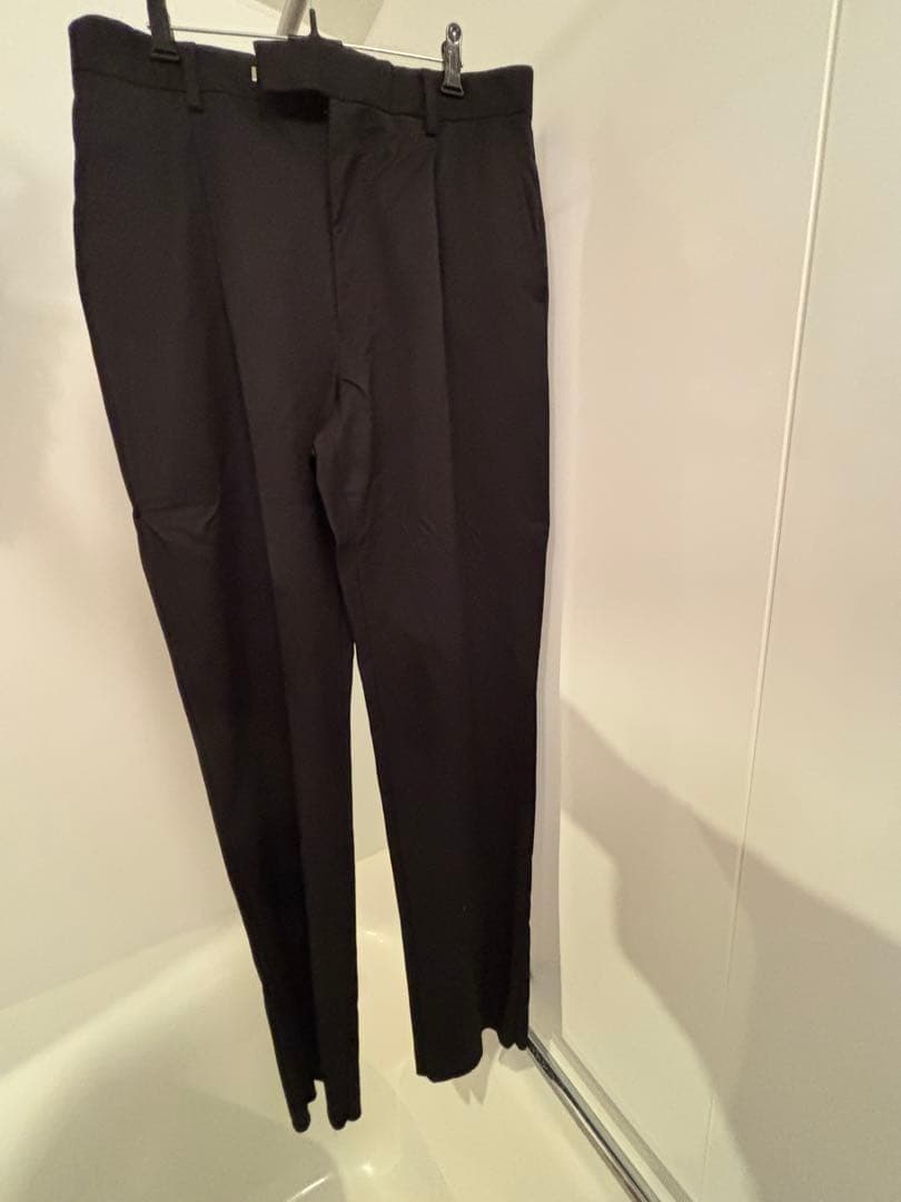 XL 新品未使用　裾上げなし　ワコマリア　スラックス　ブラック