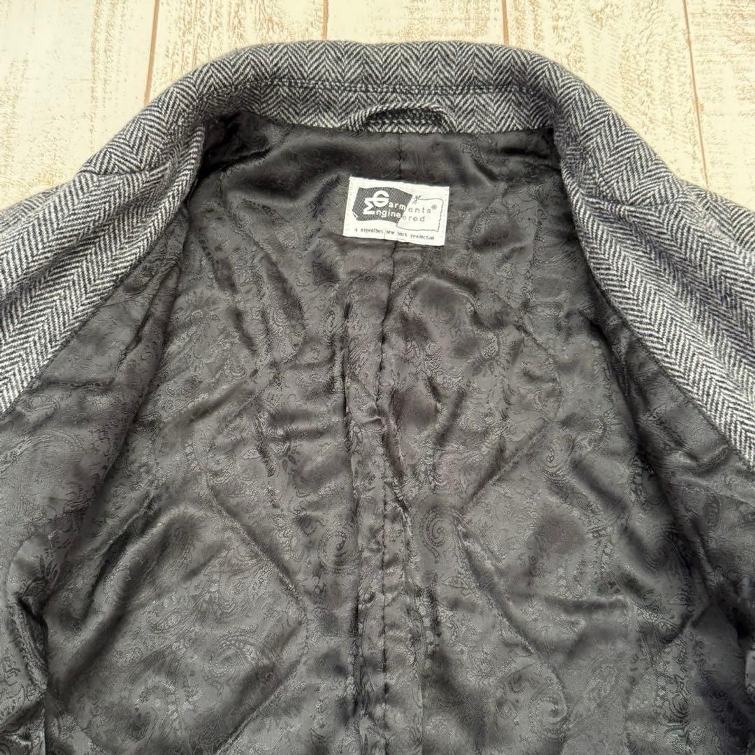 【エンジニアードガーメンツ】ヘリンボーンツイード　ジャケット